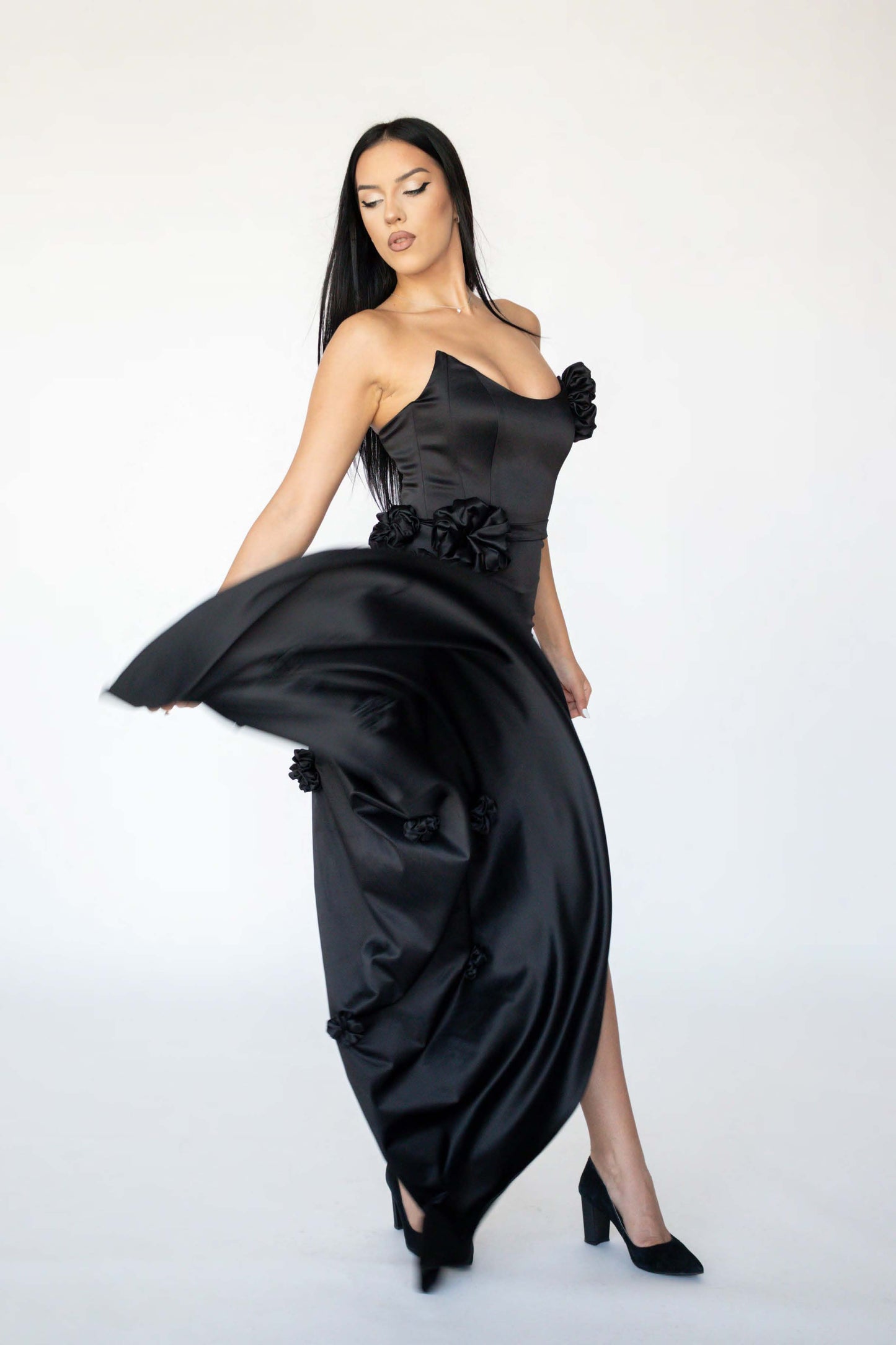 Black Orchid Evening Dress